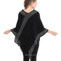 Novo estilo 2017 estocados inverno senhoras outono moda mexicano mulheres chuva poncho